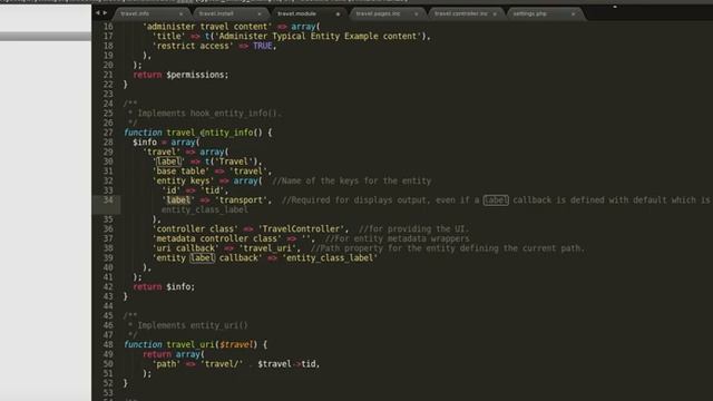 Drupal 7 an example of simple entity implementation. смотреть онлайн