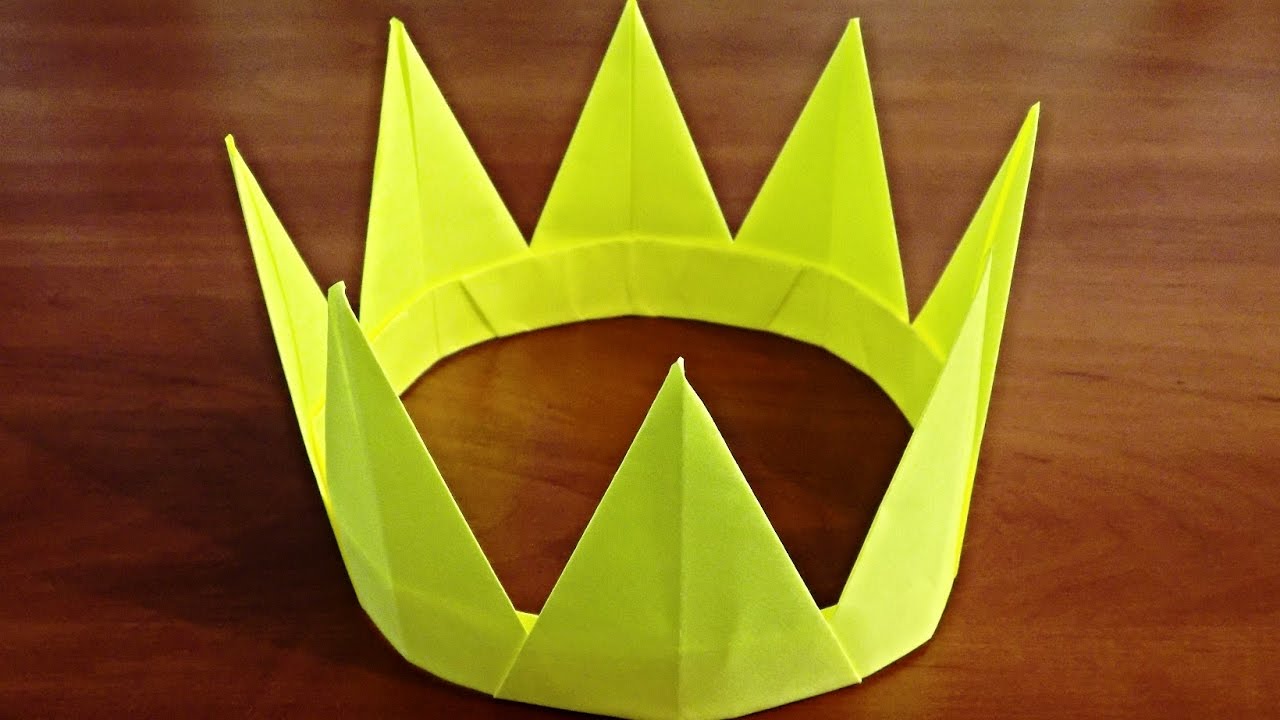 Как сделать корону из бумаги своими руками. Оригами корона Origami crown смотреть онлайн