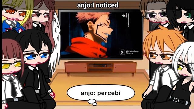Chainsaw React to Ryomei Sukuna || Jujutsu Kaisen|| TikTok || Gacha react смотреть онлайн