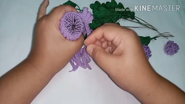 Assembly Crochet Chrysanthemum Flowers / Cara Cantumkan Bunga Kekwa Kait
