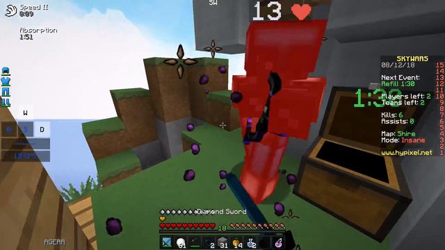 ВОЖУ АВТОМОБИЛЬ! АГЕРА получил ПРАВА? [Hypixel Sky Wars Minecraft] смотреть онлайн