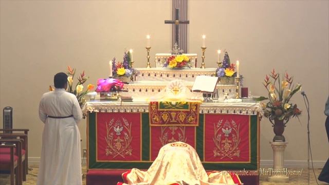 Mathews Philip Achen celebrated Holy Communion at TMC | #MarThomaHouston смотреть онлайн