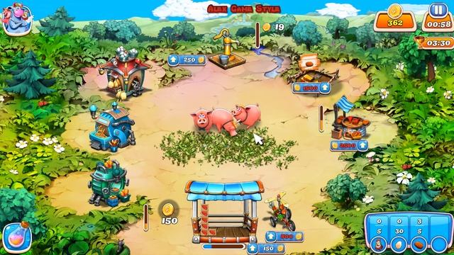 Farm Frenzy Hurricane Season Sticker Cow Dancer Веселая ферма Сезон Ураганов Стикер Корова балерина смотреть онлайн