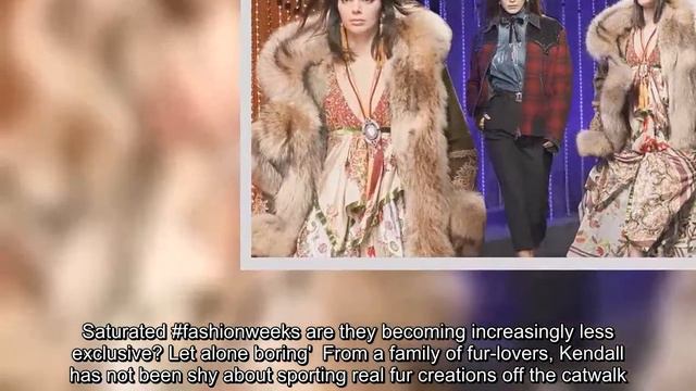 Kendall Jenner and BFF Bella Hadid walk the Dsquared2 show смотреть онлайн