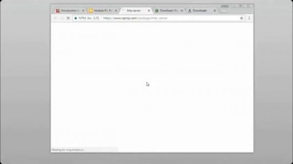 Install HTTP-Server using cmd | localhost:8080