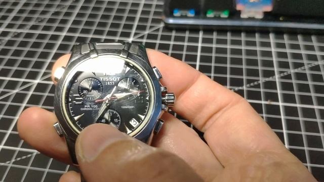TISSOT PR100 CHRONO/ALARM (2 часть) синхронизация механизма будильника смотреть онлайн