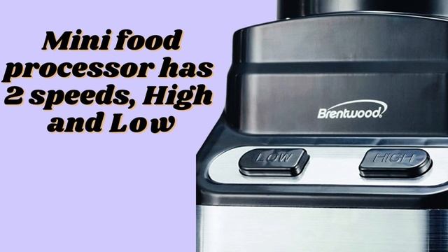 New update Brentwood Mini Food Processor, 3-Cup, Black смотреть онлайн