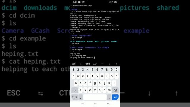How to push on github using termux смотреть онлайн