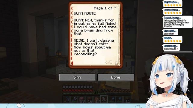 Gura Found Reine's Fanfiction and Wrote her Route смотреть онлайн