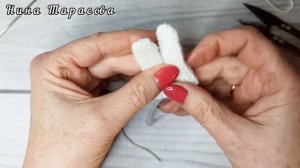 Как связать зайку спицами..