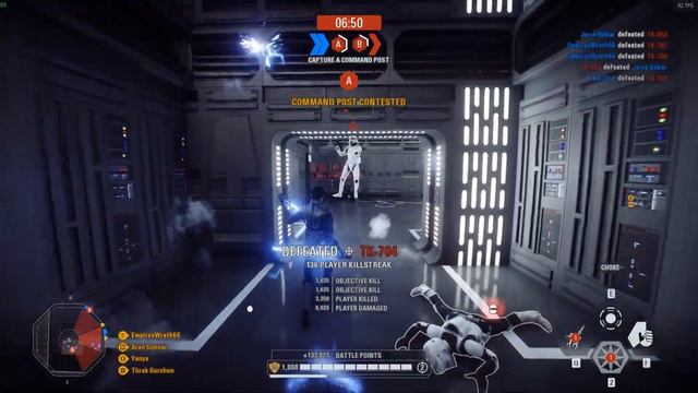 Starkiller Assaults the Death Star - Star Wars Battlefront 2 Mod Gameplay