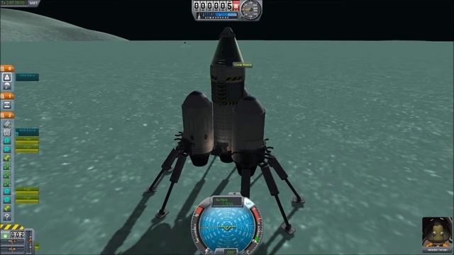 KSP mission 4 - Walking on Minmus with Jebediah | KSP 0.16 смотреть онлайн