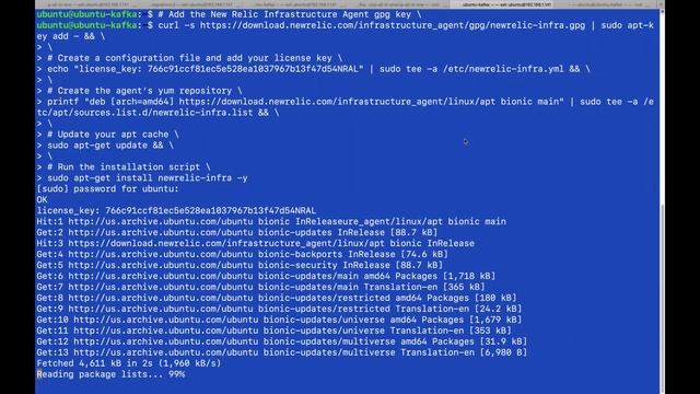 Monitoring a host with New Relic Infrastructure Agent смотреть онлайн