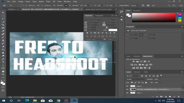 How To Make A Gaming Thumbnail On PC || Photoshop || PUBG Gaming Thumbnail-02