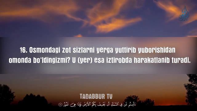 Rizgar Kurdi Ijrosida Ajoyib Qiroat | MULK SURASI (TARJIMASI BILAN)