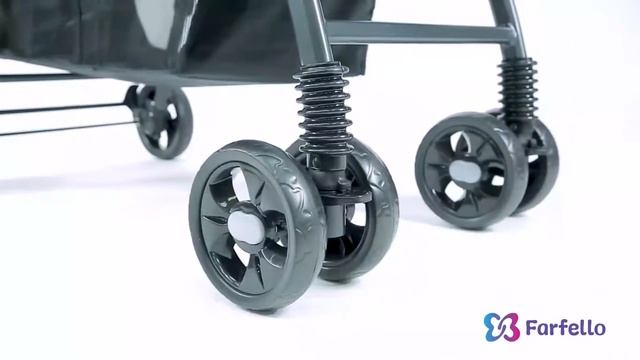 Коляска детская прогулочная Farfello 705, для двойни смотреть онлайн