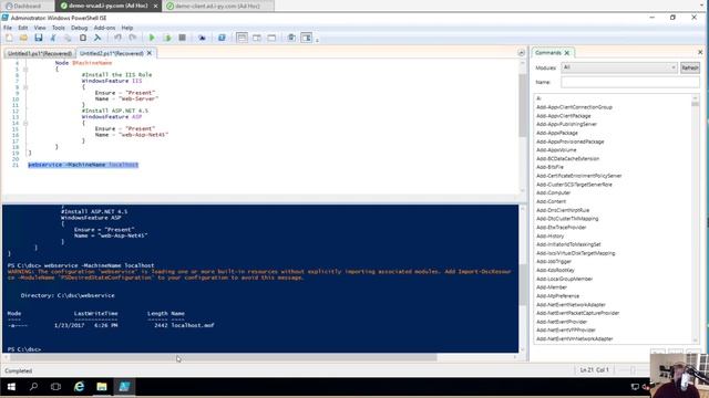 PowerShell DSC Pull Server Setup смотреть онлайн