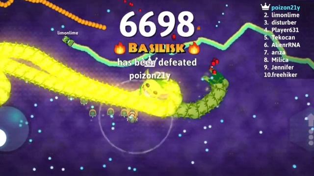 Most Delicious Snake In Snake. Io! Epic Snakeio Gameplay #new Dark Fairy Event Game Play