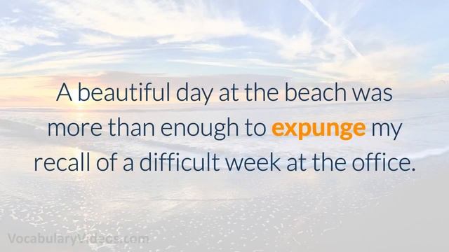 Learn English Words - EXPUNGE - Meaning, Vocabulary with Pictures and Examples смотреть онлайн