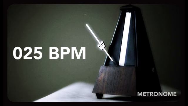 Metronome - 25 BPM | Metrónomo