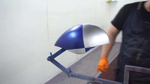 Покраска шлема в стиле RedBull