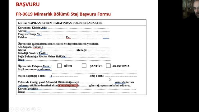YTÜ Mimarlık Bölümü staj açıklaması - 02 - başvuru смотреть онлайн
