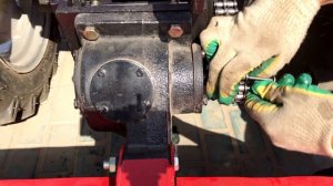 Установка почвофрезы на минитрактор Русич Т-18