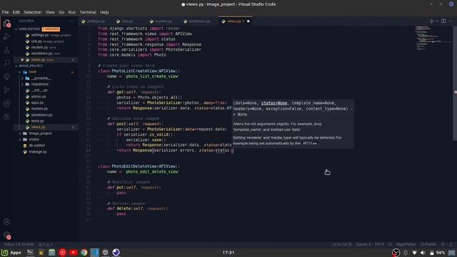 Upload de imagem no Django Rest Framework - Adicionar e listar imagens смотреть онлайн