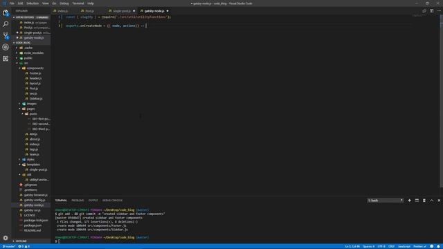 Create A GatsbyJS Blog #8 - Single Post Pages