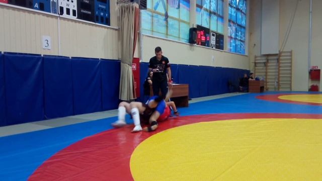 Бой 90 кг против 100 кг! Панкратион, Школа ММА г. Королев