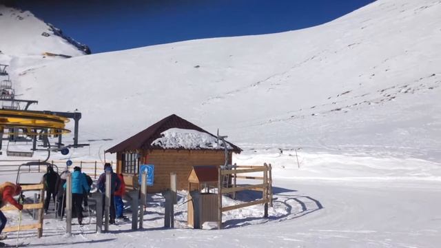 Ski resort Shimbulak. Kazakhstan. The mountains. Winter. Горнолыжный курорт Чимбулак. Казахстан смотреть онлайн
