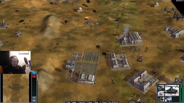 Command & Conquer: Generals: Rise of the Reds Hanpatch: Admiral (USA) vs Sajad (Rus) смотреть онлайн