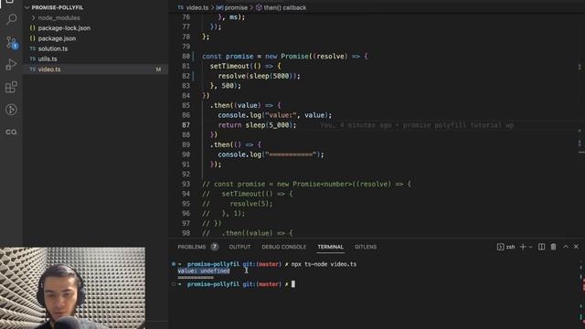 ПИШЕМ ПРОМИС С НУЛЯ | JAVASCRIPT | TYPESCRIPT смотреть онлайн