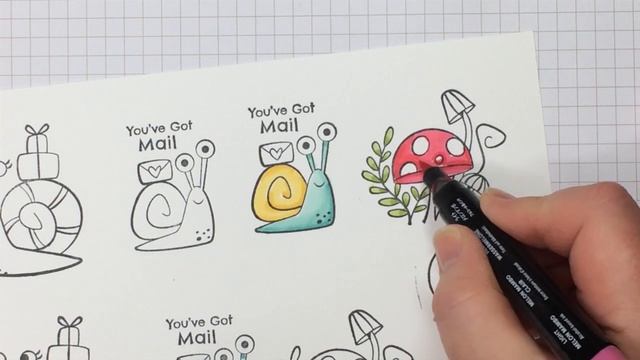 Snailed It Card with Blended Background смотреть онлайн
