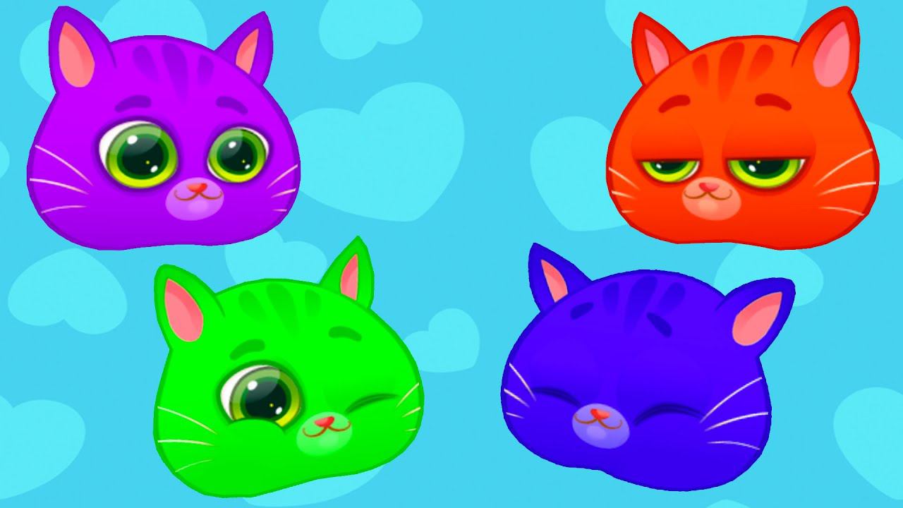 Суровый КОТИК БУБУ #87. Разноцветный Зомби кот. Мультик ИГРА про котят на Игрули TV смотреть онлайн