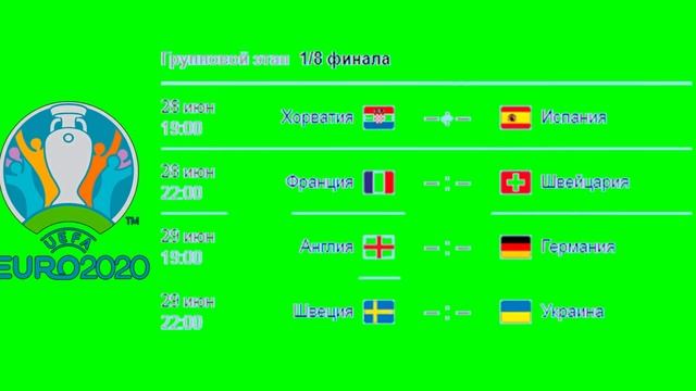 Футбол Евро- 2021. 1/8 финала плейофф. Все пары Евро 2020 смотреть онлайн