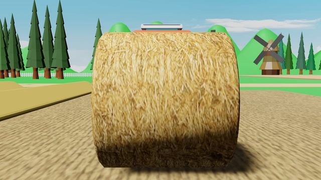 Farm Tractor  For Kids - Tractor Got Stuck In The Mud - Adventures Of Tractors On The Animated Farm
