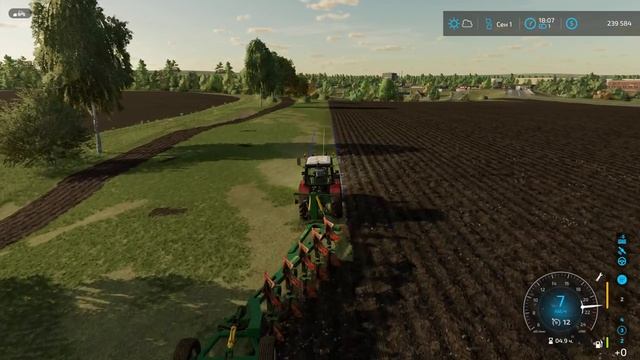 ? #FS22 Карта #заря #стрим 7 Отработка в #колхозе. #вспашка #мтз1221 + ППО 5-40 К смотреть онлайн