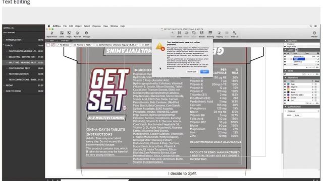 Artpro+ TEXT EDITING Part2: Convert Outline Text To LIVE TEXT