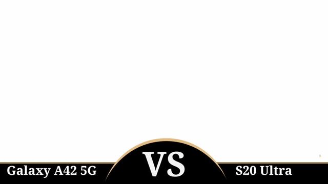 Samsung Galaxy A42 5G vs Samsung Galaxy S20 Ultra смотреть онлайн