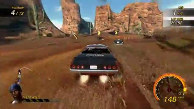 Flatout Ultimate Carnage Desert Racing Gameplay Footage смотреть онлайн
