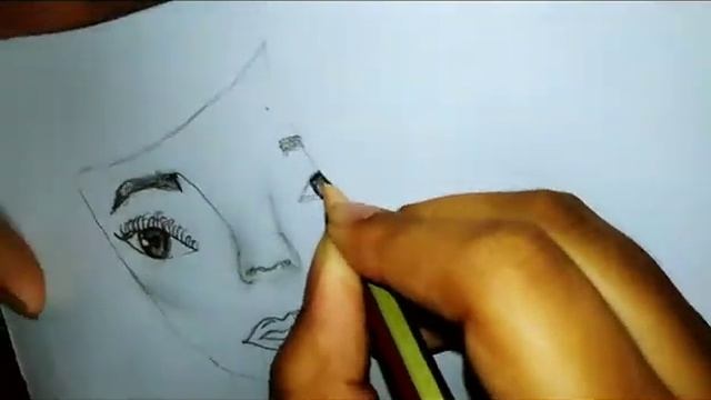 How to sketch a girl easy | Sketch | Drawing Tutorial | Raya's Drawing Studio | смотреть онлайн