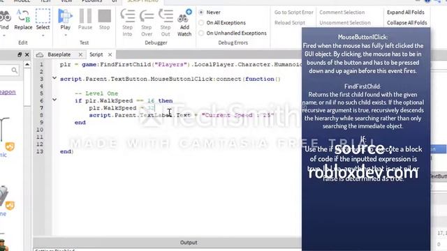 Roblox Scripting Tutorial : Speed Multiplier GUI смотреть онлайн