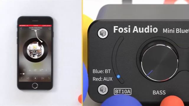 Fosi Audio Bluetooth 5.0 стерео усилитель D класса. смотреть онлайн