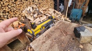 Дровокол Huter HLS-5500H раскололи 20кубов !!! что с ним стало!!!!!!