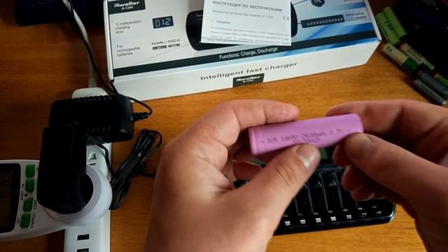 Обзор универсальной зарядки Kweller X-1200 на 12 слотов под АА/ААА смотреть онлайн