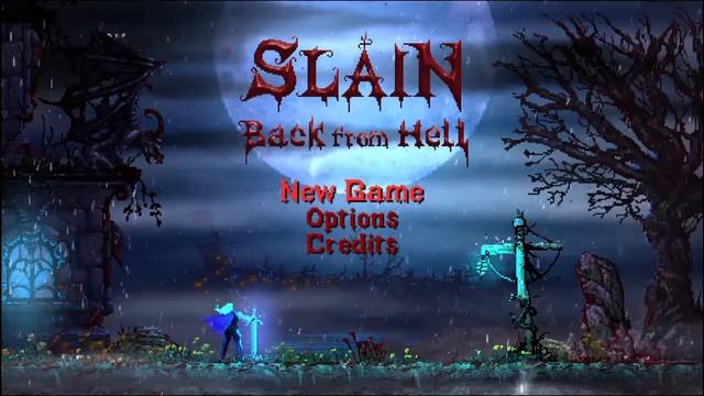 Slain Back from Hell game menu screen смотреть онлайн