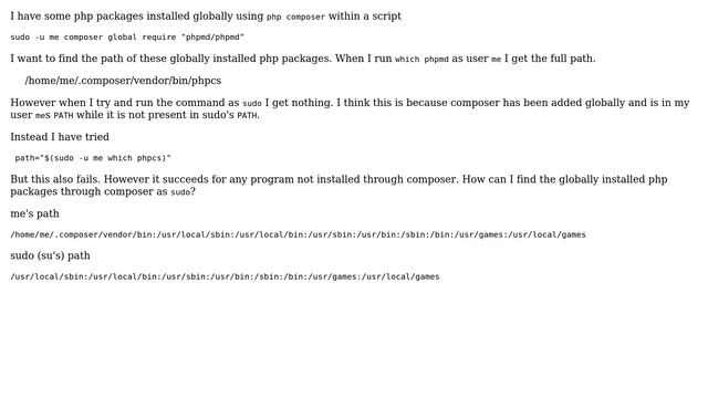 find composer global install path as root (2 Solutions!!) смотреть онлайн