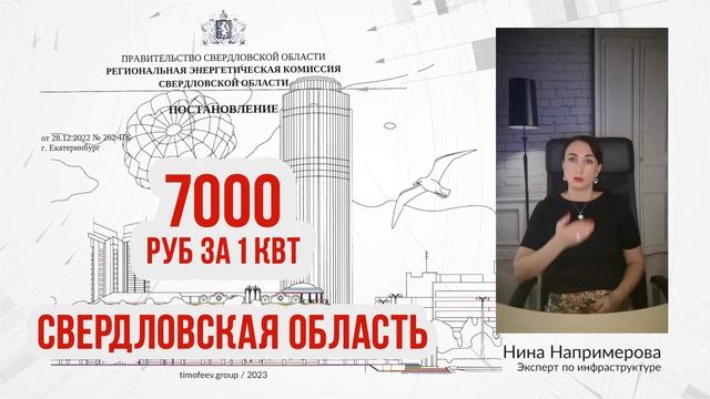 Тариф 2023 года на подключение к электросетям в Свердловской Области смотреть онлайн