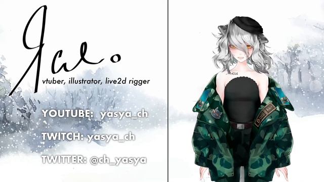 Шоукейс Vtuber Модели - ЯCЯ  (Vtuber Model Showcase - Yasya - Russian Vtuber) Live2D Rig